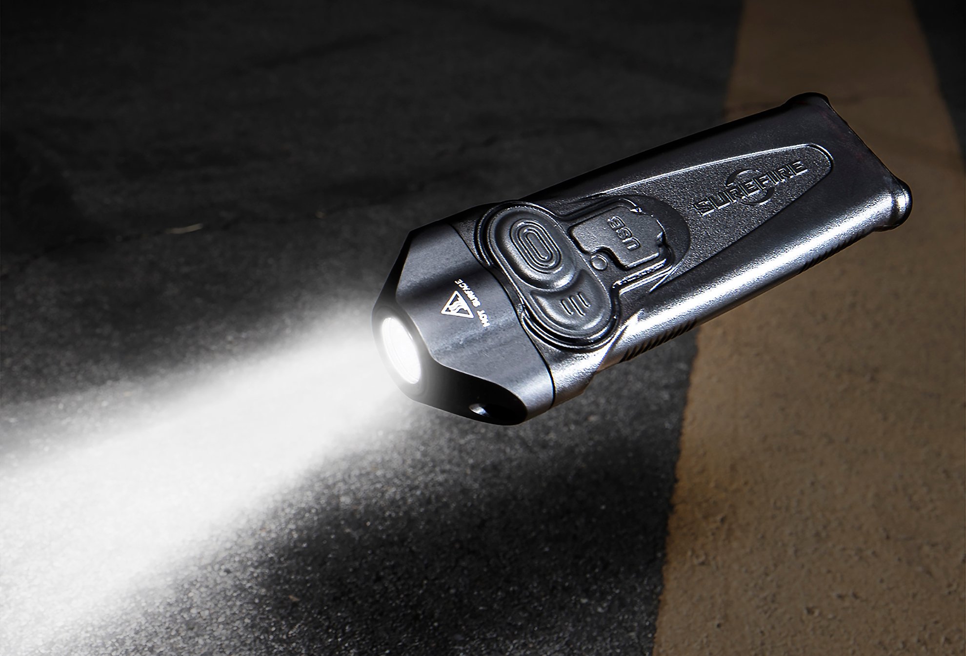 SureFire PLR Stiletto handheld flashlight with MaxVision Beam technology